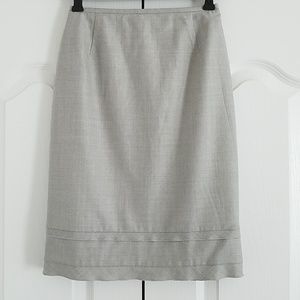 Escada Wool Blend Pencil Skirt